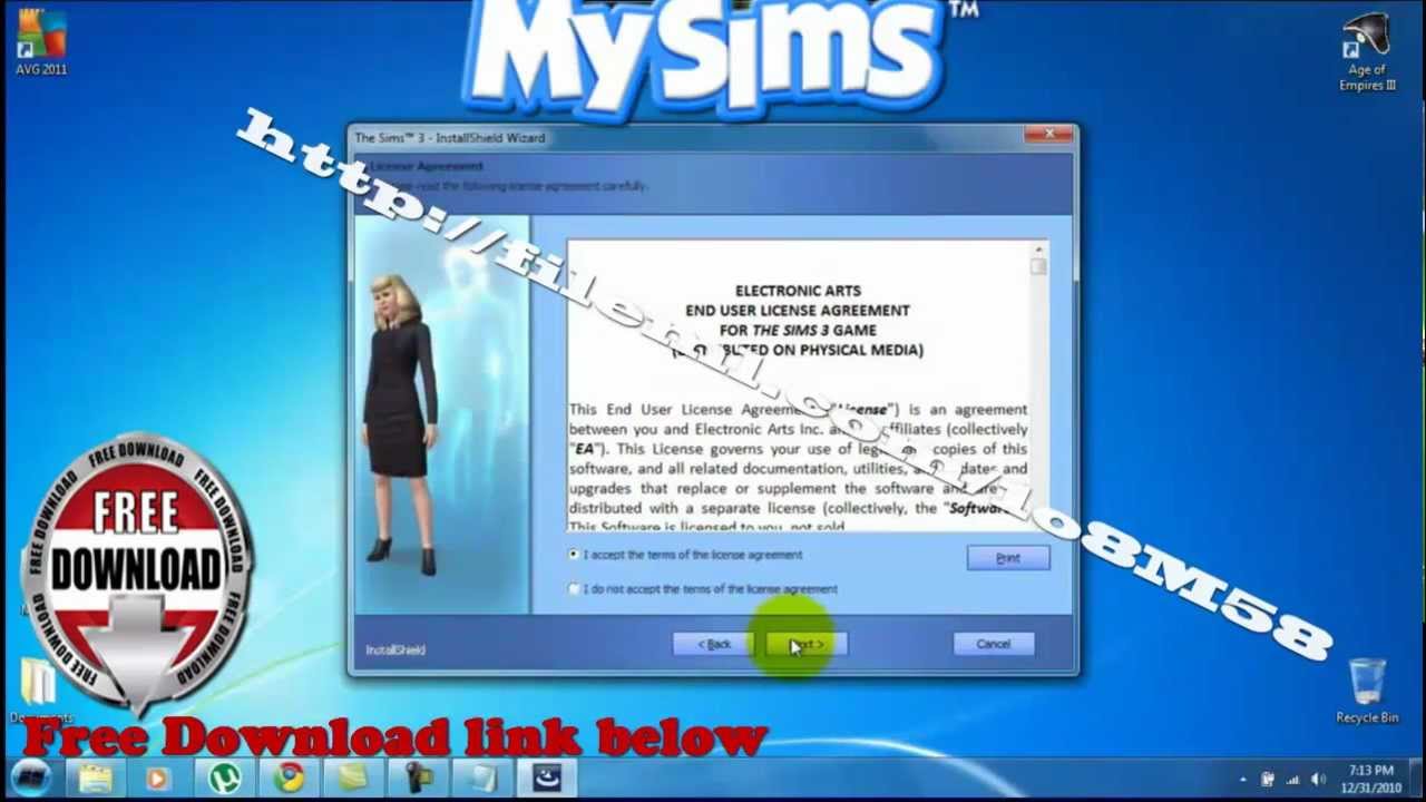 Sims download free. full Version Mac